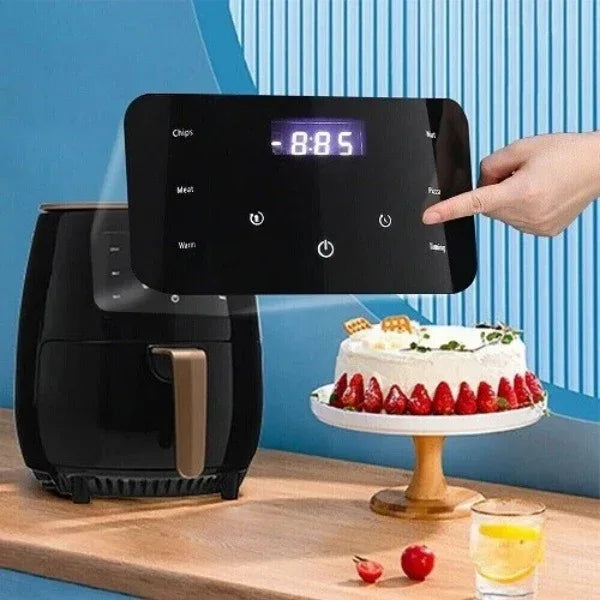 6L Air Fryer Large Capacity Digital Touch Screen Mulitifunction Oil Free Cooking - THE MILE MAKER DRIVER SHOP