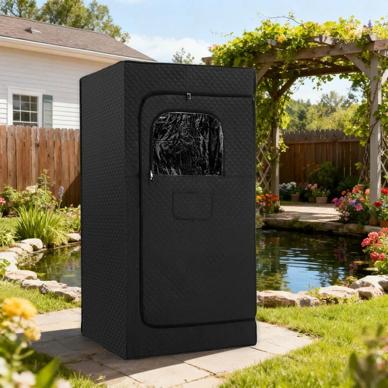 Portable Steam Sauna Tent, 9-layer Temperature, Remote Control, Folding Chair - THE MILE MAKER DRIVER SHOP