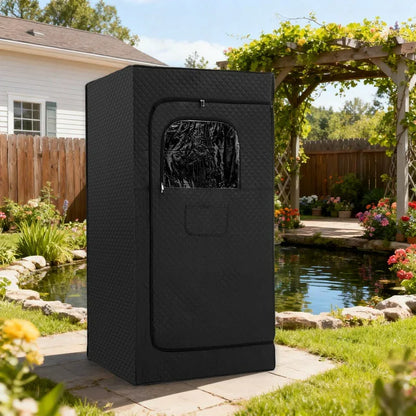 Portable Steam Sauna Tent, 9-layer Temperature, Remote Control, Folding Chair - THE MILE MAKER DRIVER SHOP