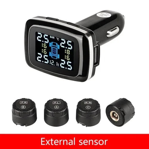 Tire Pressure Monitoring System Sensors Cigarette Lighter USB port Auto Security Alarm Systems Tire Pressure - THE MILE MAKER DRIVER SHOP