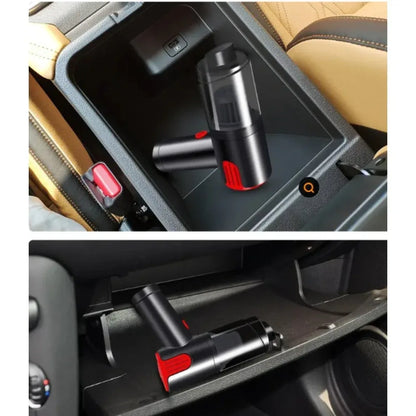 Wireless-red Car Vacuum Cleaner Wireless Usb Charging Car Vacuum Cleaner Home Handheld Mini Desktop Vacuum Cleaner Portable - THE MILE MAKER DRIVER SHOP