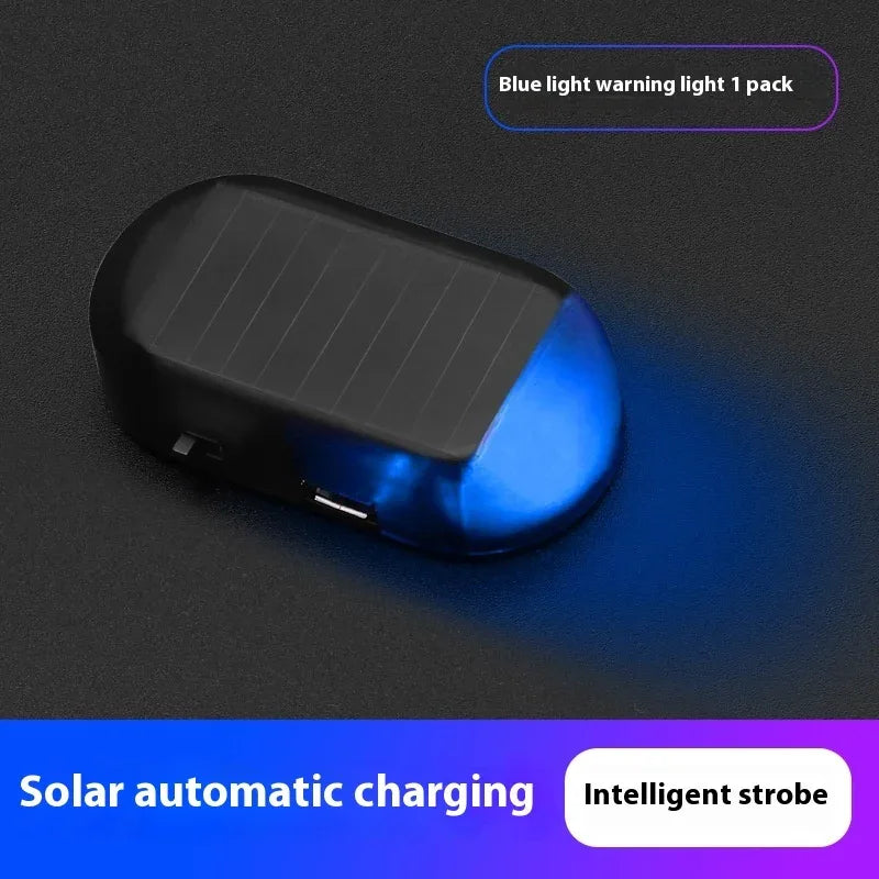 Vehicle-mounted Solar Anti-theft Lamp Simulation Warning Alarm Car Interior Light - THE MILE MAKER DRIVER SHOP