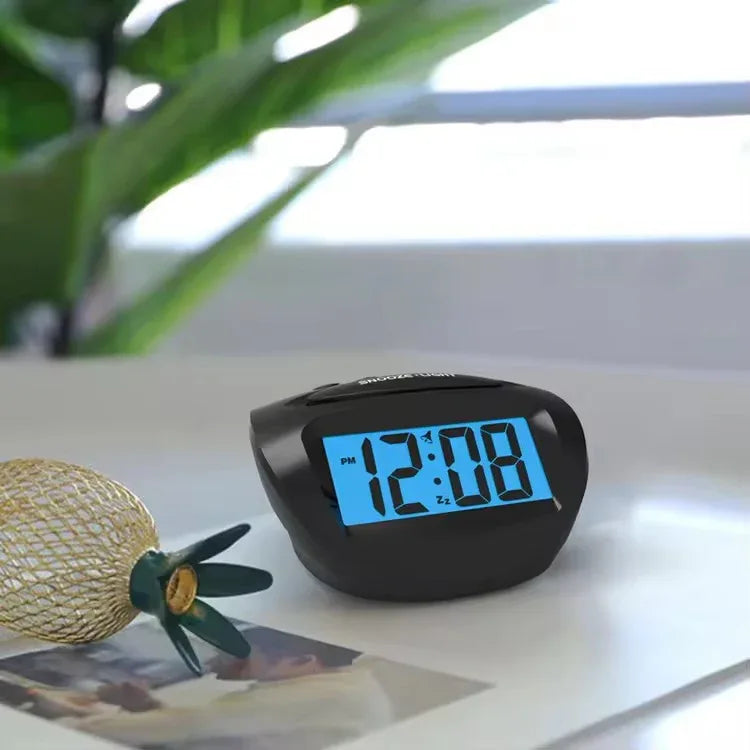Bedroom Nap With LCD Backlit Clock, Small Travel Clock, Battery Alarm Clock - THE MILE MAKER DRIVER SHOP