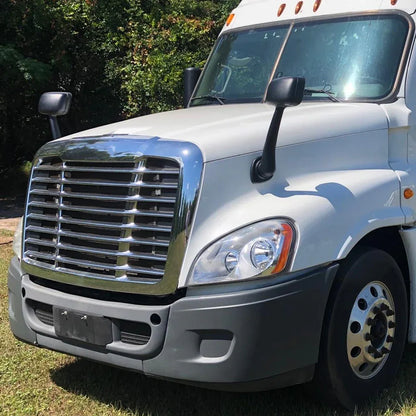 Black Hood Mirrors Compatible With Freightliner Cascadia 2008-2016 Driver Side - THE MILE MAKER DRIVER SHOP