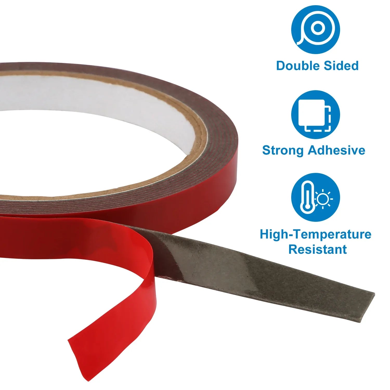 4 Rolls Car Double Sided Tapes Heavy Duty Double Sided Foam Tapes Strong Mounting Adhesive Tapes For Cars Truck Automotive 9.8FT Per Roll - THE MILE MAKER DRIVER SHOP