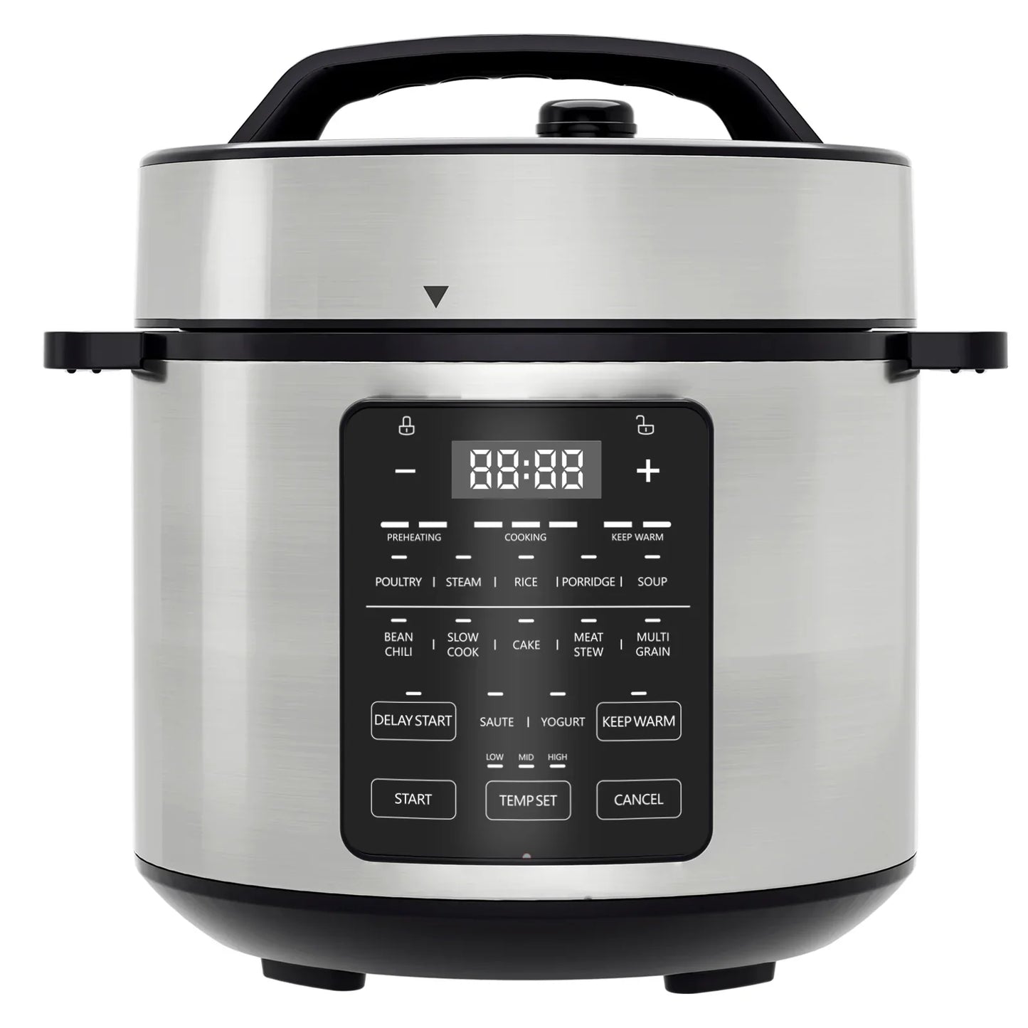 9 In 1 Electric Pressure Cooker, Warmer & Sterilizer, Saute, Slow Cooker, Rice Cooker, Multi-Functional Smart Pot - THE MILE MAKER DRIVER SHOP