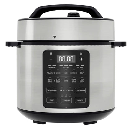 9 In 1 Electric Pressure Cooker, Warmer & Sterilizer, Saute, Slow Cooker, Rice Cooker, Multi-Functional Smart Pot - THE MILE MAKER DRIVER SHOP