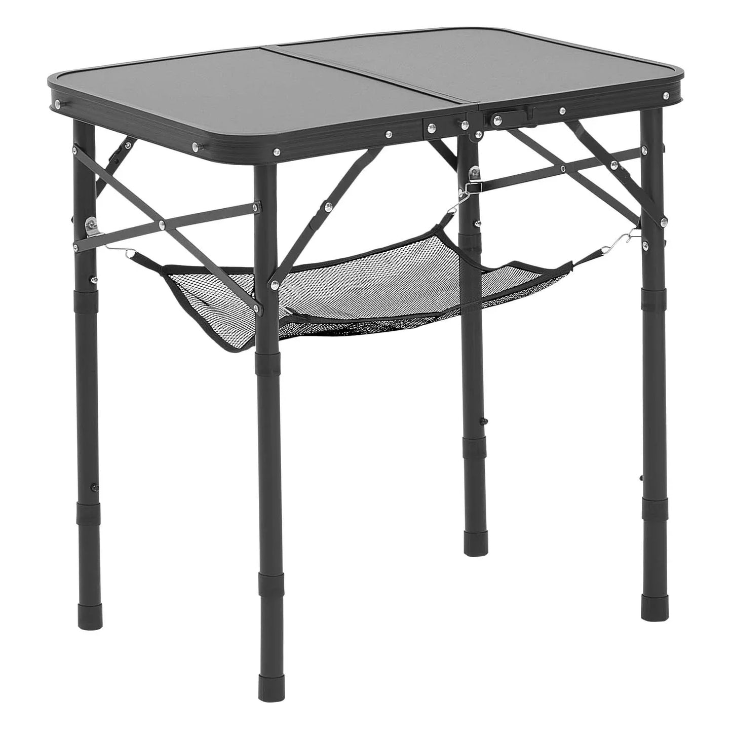 2ft Folding Portable Camping Table Aluminum Outdoor Table Adjustable Height - THE MILE MAKER DRIVER SHOP