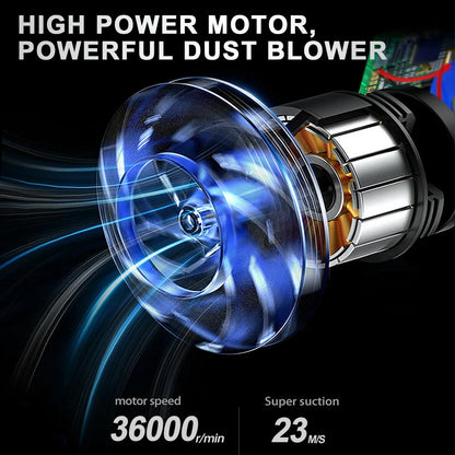 Rechargeable Air Duster Electric Cleaner Cleaning Blower For Car-PC-Keyboard-Pet - THE MILE MAKER DRIVER SHOP