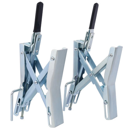 Quick Lock Wheel Chocks, Universal Quick Lock Tire Chocks For Dual Axle Vehicles, Pair Of - THE MILE MAKER DRIVER SHOP