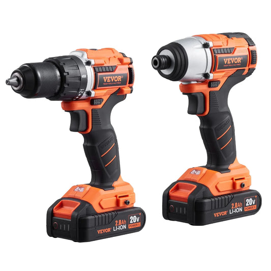Tool Combo Kit Max 20V Cordless 2-Tool Power Combo Kit With 2.0 Ah Batteries - THE MILE MAKER DRIVER SHOP