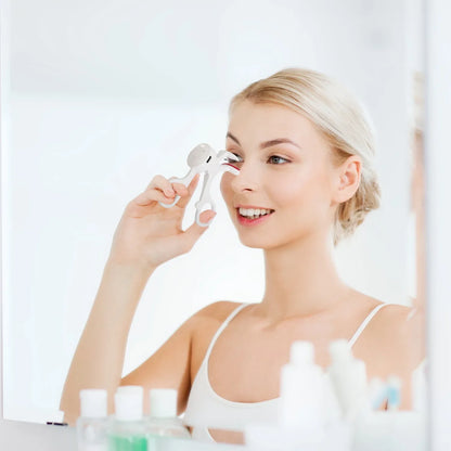 2Pcs Heated Eyelash Curler Electric USB Rechargeable Eyelash Curler Anti Burn Compact With Comb Heat Up Fast Within 8S For All Eye Shapes For Women Make Up Gift Travel Valentine Mother Day - THE MILE MAKER DRIVER SHOP