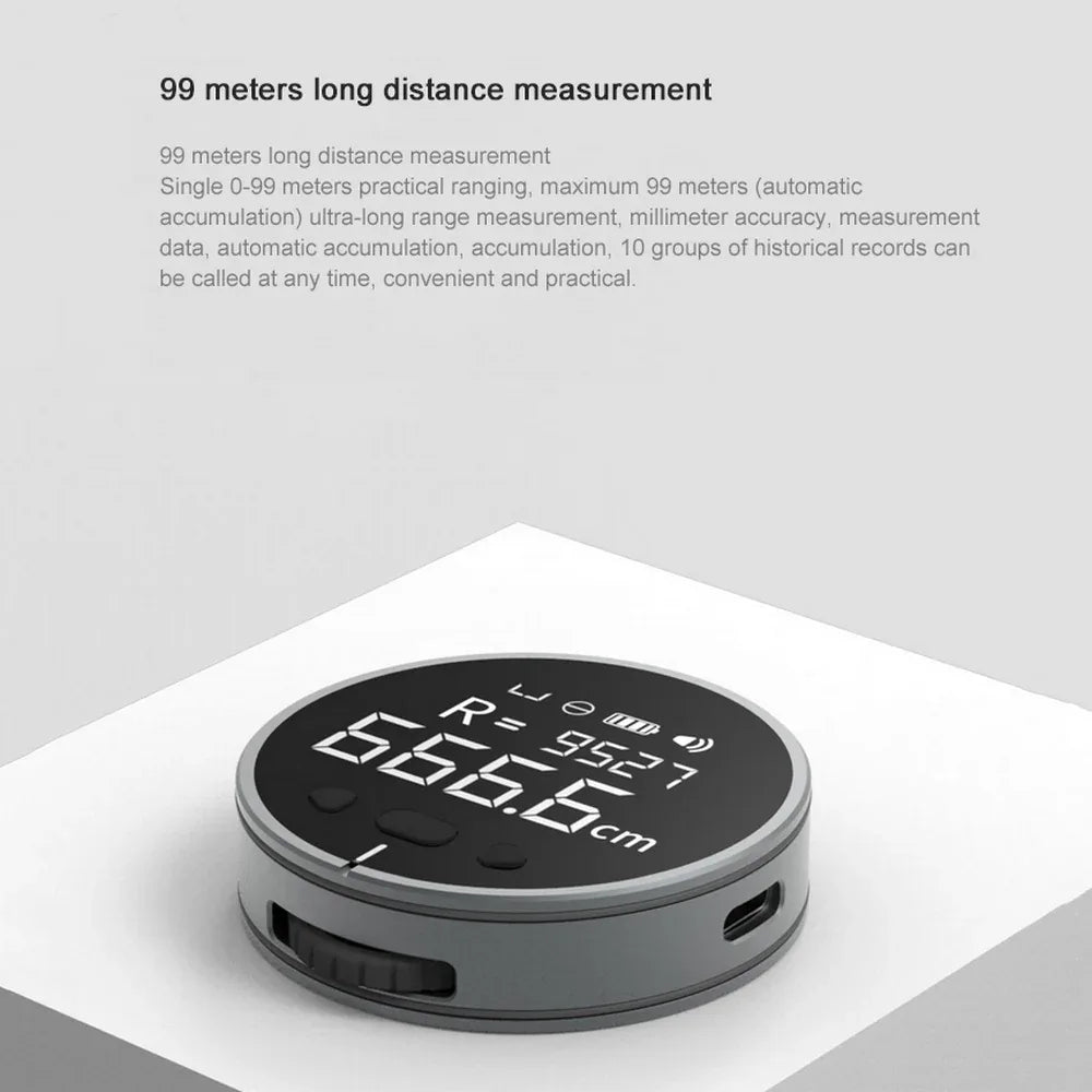 Distance Measuring Instrument Electronic Measuring Ruler Tape Measure High Definition Digital LCD High Precision Electronic Measuring Ruler Tool - THE MILE MAKER DRIVER SHOP