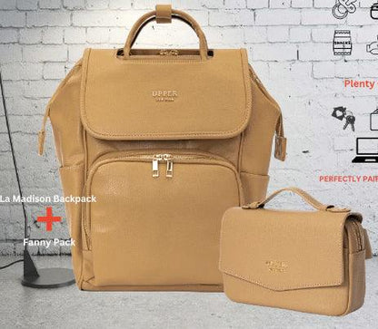 Large Capacity Multifunctional Shoulder PU Backpack - THE MILE MAKER DRIVER SHOP