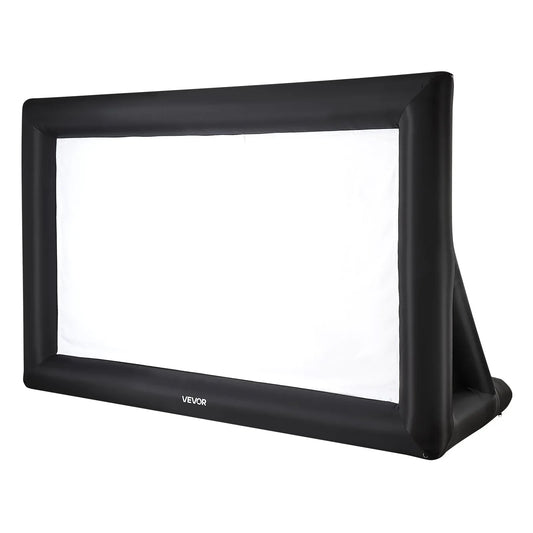 20FT Inflatable Projector Screen, Inflatable Movie Screen Outdoor With 250W Air Blower Projector Screen Oxford Fabric Material Blow Up Screen For Outdoor Backyard, Home Theater, Theme Party - THE MILE MAKER DRIVER SHOP