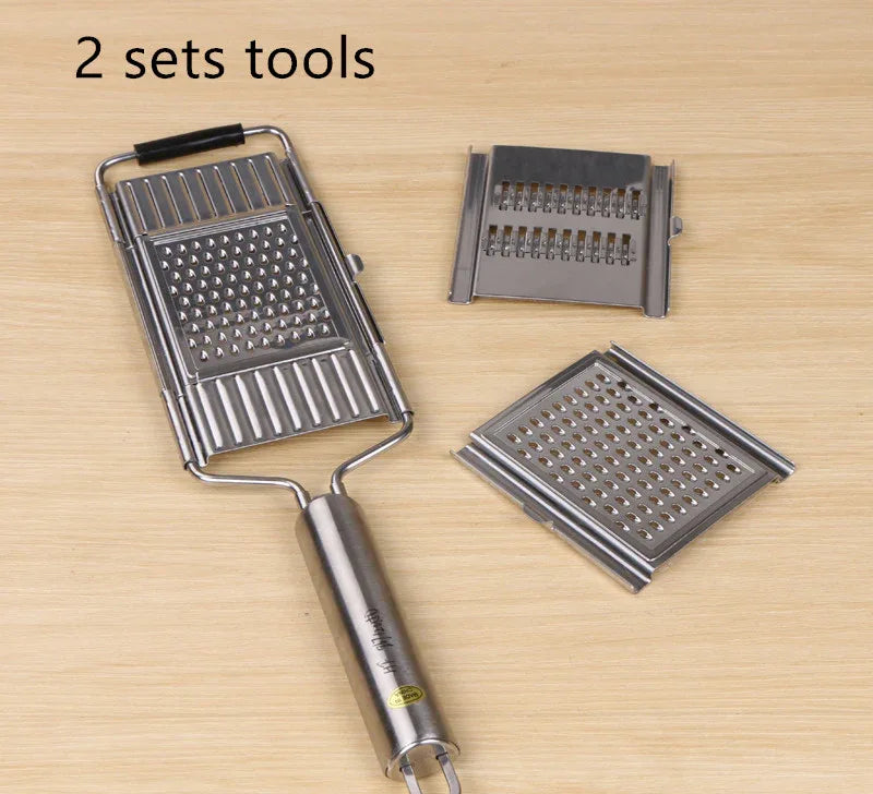 Stainless Steel Grater, Vegetable And Fruit Slicer, Peeler - THE MILE MAKER DRIVER SHOP