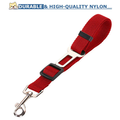 High Quality Durable Pet Cat Dog Vehicle Leash Nylon Adjustable Car Seat Dog Safety Belt Pet Leashes - THE MILE MAKER DRIVER SHOP
