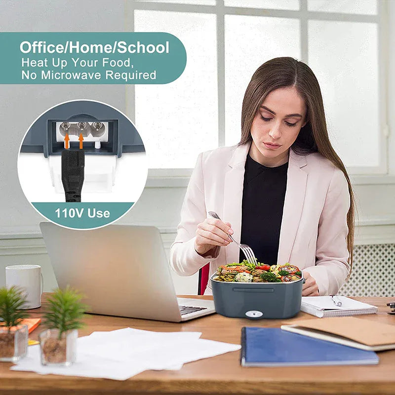 2-in-1 Household Car Electric Lunch Box - THE MILE MAKER DRIVER SHOP