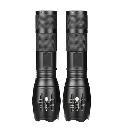 LED Flashlight Zoom Torch USB Rechargeable Super Bright Camping Lamp Work Light - THE MILE MAKER DRIVER SHOP