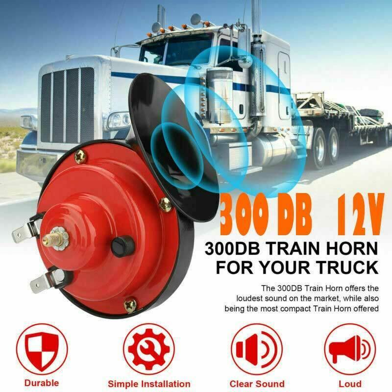 12V 300DB Super Loud Train Horn Waterproof For Motorcycle Car Truck SUV Boat - THE MILE MAKER DRIVER SHOP