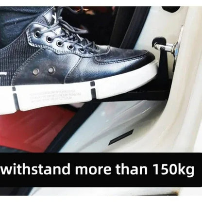 New Foldable Car Roof Rack Step Car Door Step Multifunction Universal Latch Hook Foot Pedal Aluminium Alloy Safety RV Car Accessories - THE MILE MAKER DRIVER SHOP