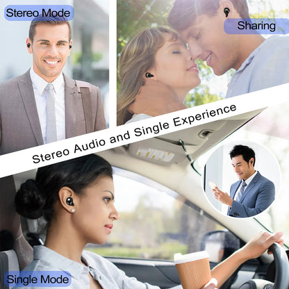 TWS True Wireless V4.2 Earbuds IPX4 In-ear Stereo Earphone Hands-free Deep Bass Earpiece With Mic Magnetic Charging Case 30Hrs Single Earbud Work Time Driving Business - THE MILE MAKER DRIVER SHOP