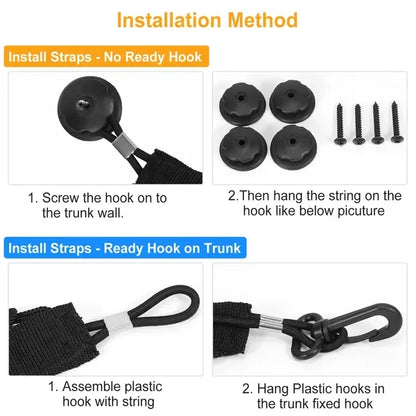 Trunk Cargo Net Stretchable Universal Elastic Truck Net Rear Seat Trunk Storage Organizer Net - THE MILE MAKER DRIVER SHOP