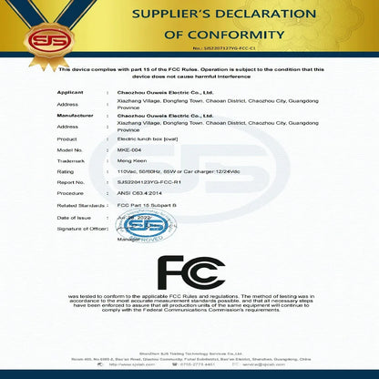 Electric Lunch Box - THE MILE MAKER DRIVER SHOP