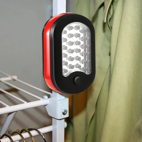 Compact Work Light 27LEDs Hang Lights Portable Magnetic Flashlight With Hook For Camping Hiking Emergency - THE MILE MAKER DRIVER SHOP