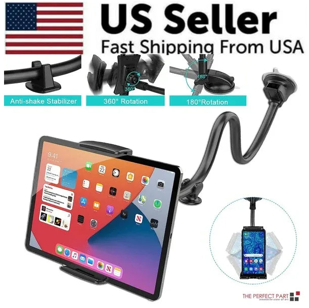 Universal Car Windshield Holder Desktop Mount For Cellphone Tablet IPad GPS - THE MILE MAKER DRIVER SHOP