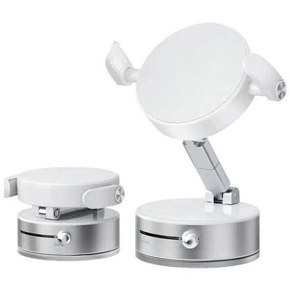2025 Upgraded Wireless Magnetic 360 Degree Rotating Adjustable Folding Car Phone Holder Strong Suction Power Is Suitable For Magsafe And All Smartphones - THE MILE MAKER DRIVER SHOP