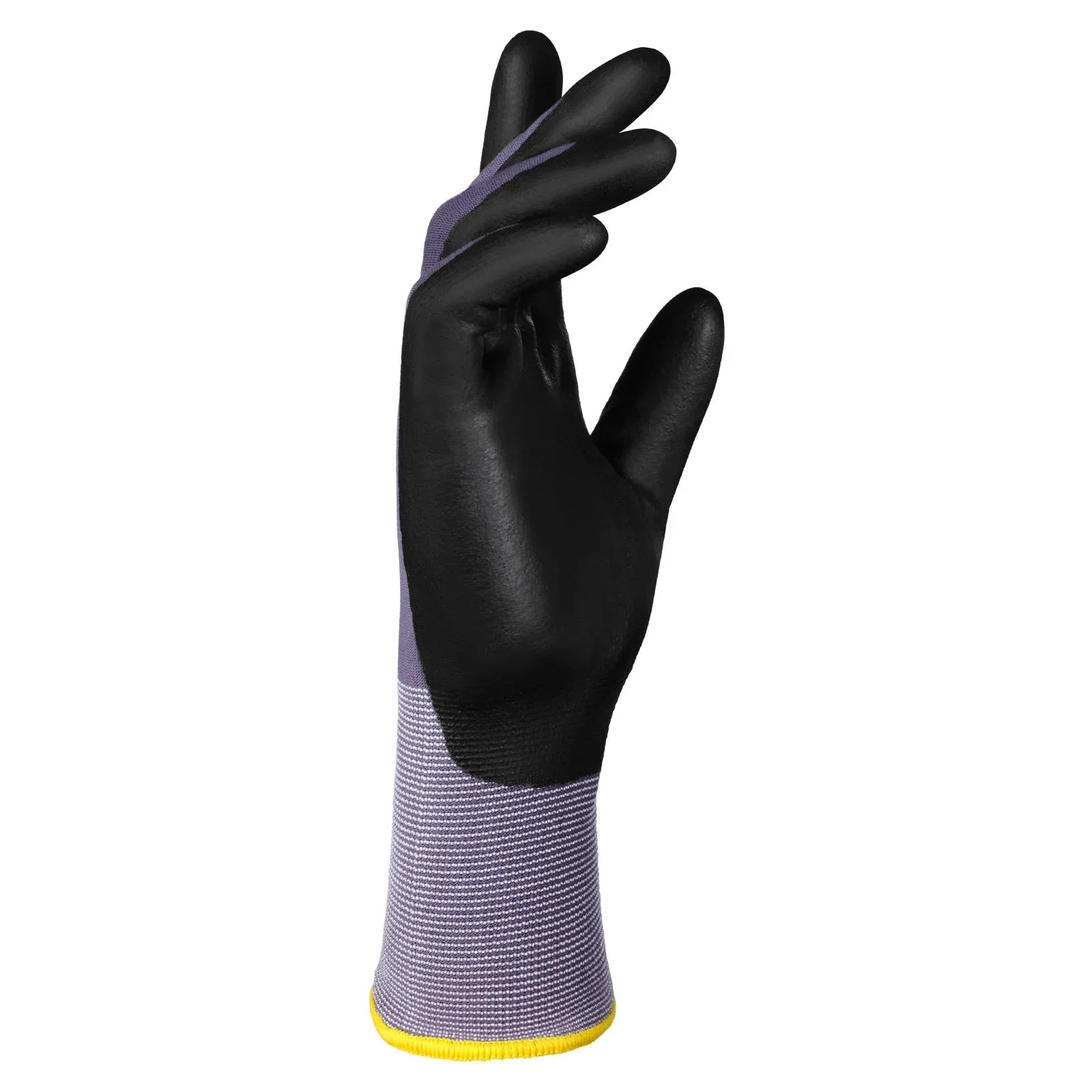 Work Gloves 12-Pair Touch Screen Nitrile-Coated Garden Construction Gloves - THE MILE MAKER DRIVER SHOP