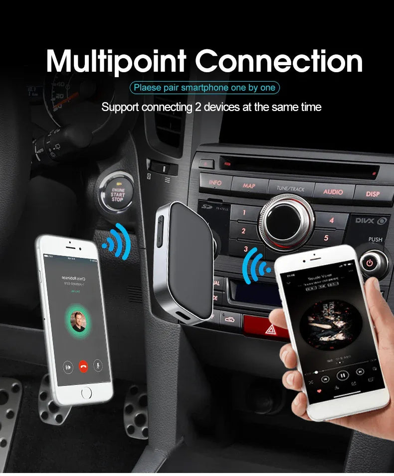 16h 2 In 1 Bluetooth Sound Receiver Car J22 - THE MILE MAKER DRIVER SHOP