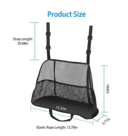 Car Net Pocket Handbag Holder Car Storage Netting Pouch Seat Side Storage Mesh Organizers Bag - THE MILE MAKER DRIVER SHOP