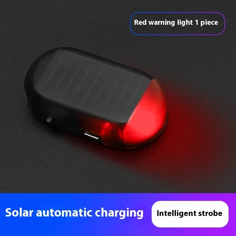 Vehicle-mounted Solar Anti-theft Lamp Simulation Warning Alarm Car Interior Light - THE MILE MAKER DRIVER SHOP