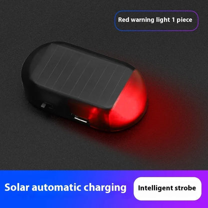 Vehicle-mounted Solar Anti-theft Lamp Simulation Warning Alarm Car Interior Light - THE MILE MAKER DRIVER SHOP