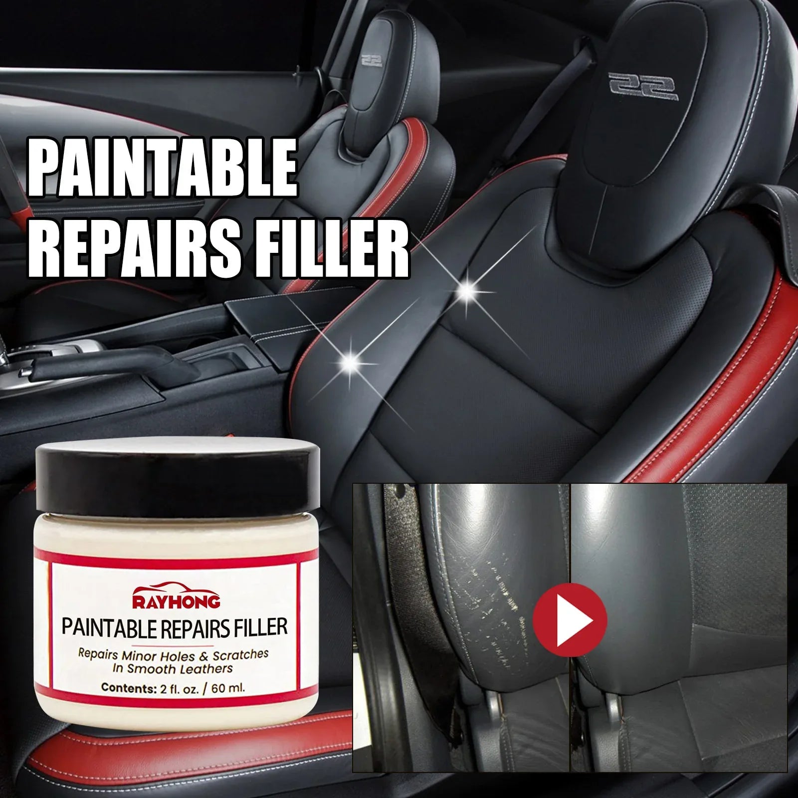 Car Seat Scratch Sofa Repair Paste - THE MILE MAKER DRIVER SHOP