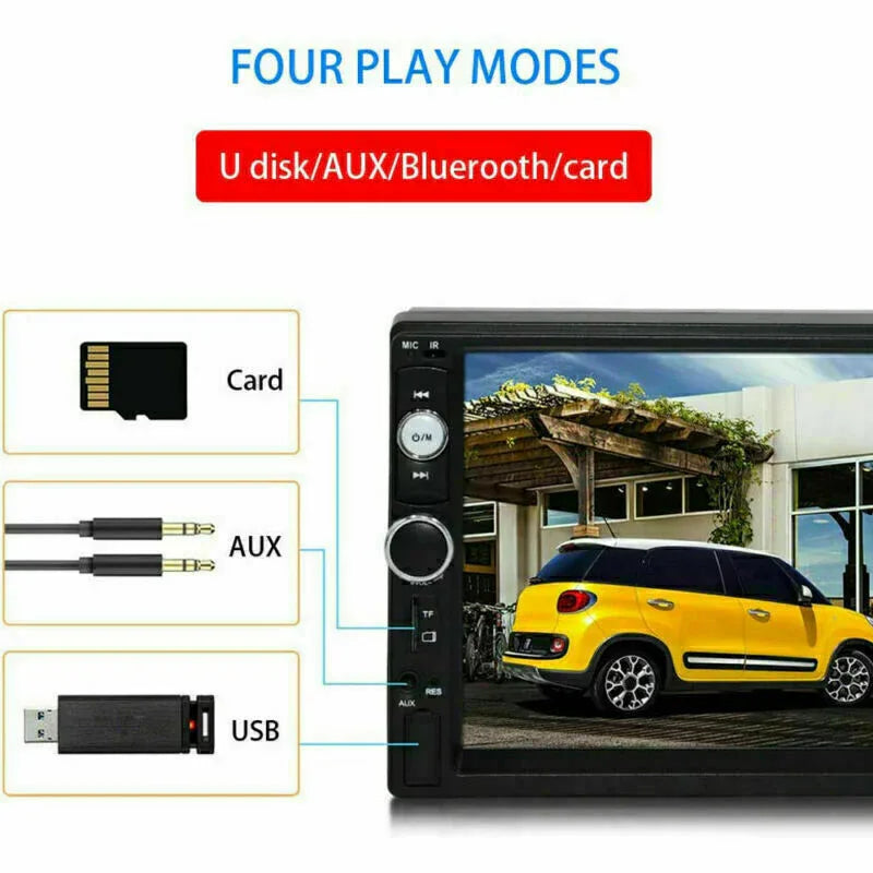 7-inch Bluetooth Car MP5 Player - THE MILE MAKER DRIVER SHOP