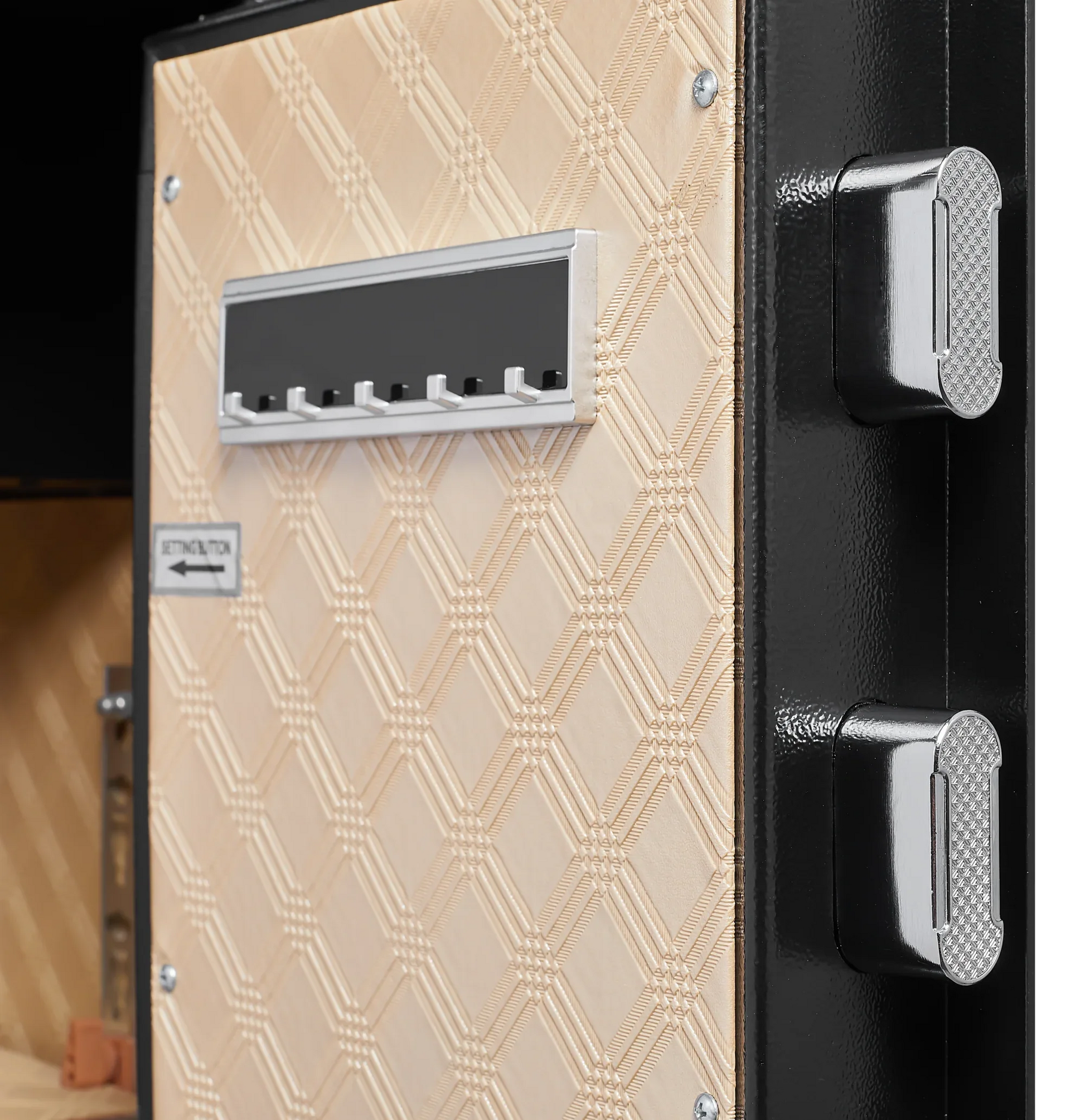 Security Electronic Steel Home Safe, Anti-Theft Digital Security Lock Box With Smart Alert System, Removable Shelf, Mute Function, Personal Document Safes For Money Jewelry - THE MILE MAKER DRIVER SHOP