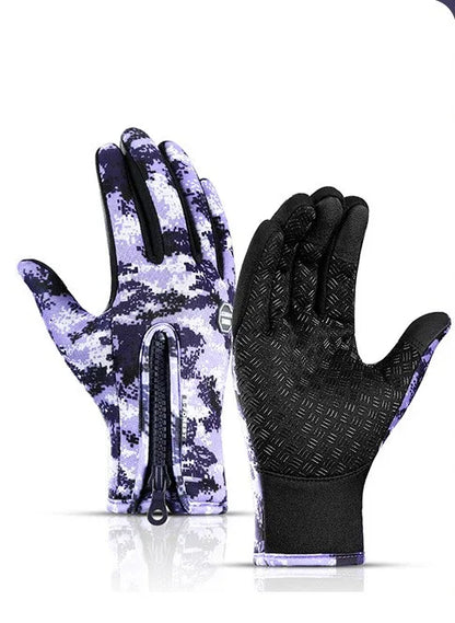 Winter Gloves Touch Screen Riding Motorcycle Sliding Waterproof Sports Gloves With Fleece - THE MILE MAKER DRIVER SHOP