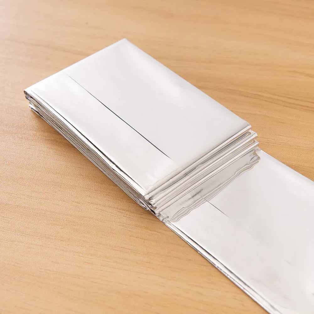 Emergency Blanket Outdoor Portable Thermal Double-sided Silver Survival - THE MILE MAKER DRIVER SHOP