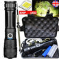 LED Flashlight Zoom USB Rechargeable Super Bright Torch Camping Lamp Work Light - THE MILE MAKER DRIVER SHOP