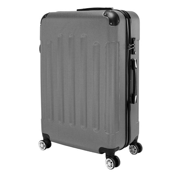 3-in-1 ABS Trolley Case 20 Inches, 24 Inches, 28 Inches Dark Gray - THE MILE MAKER DRIVER SHOP