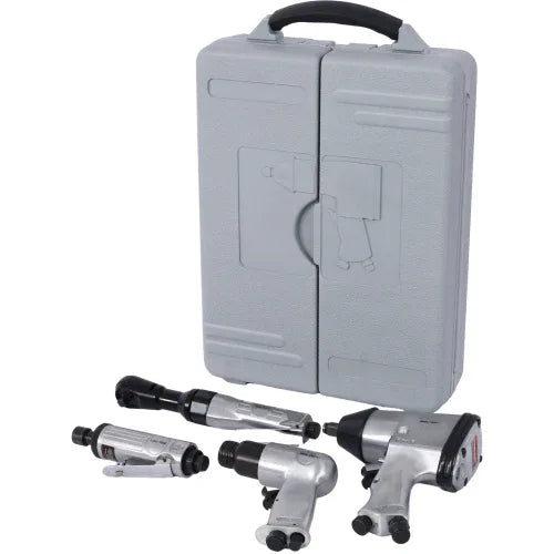 Air Tools & Accessories Kit, 71 Pieces, Impact Wrenches, Air Ratchets, Die Grinders, Air Hammers, Hose Fittings, Storage Boxes - THE MILE MAKER DRIVER SHOP