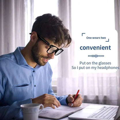 SENBONO E13 Smart Glasses Outdoor Smart Sport Hands-Free Call Music Headphone Anti-Blue Eyeglasses Wireless BT Voice Sunglasses - THE MILE MAKER DRIVER SHOP