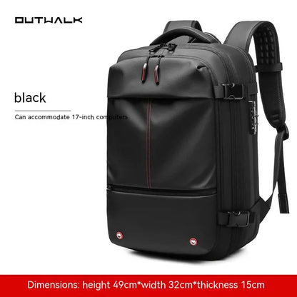 Travel Backpack Men's Business Multifunction Computer Bag Vacuum Compression Large-capacity Backpack - THE MILE MAKER DRIVER SHOP