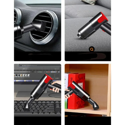 Wireless-red Car Vacuum Cleaner Wireless Usb Charging Car Vacuum Cleaner Home Handheld Mini Desktop Vacuum Cleaner Portable - THE MILE MAKER DRIVER SHOP