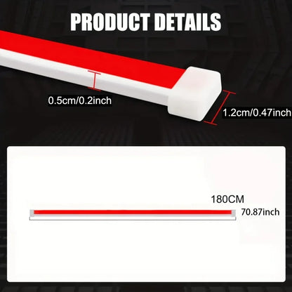 Upgrade Your Vehicle With A Universal 12V, 10W Start-Scan Car LED Hood Light White 70In Dynamic Daytime Running Light - THE MILE MAKER DRIVER SHOP