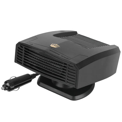 24V 180W OR 12V 150W Portable Car Heater Heating Fan 2 In 1 Defroster Defogger Demister Windshield Heater Automotive Cooling Fan With 360 Degree Rotating Base - THE MILE MAKER DRIVER SHOP