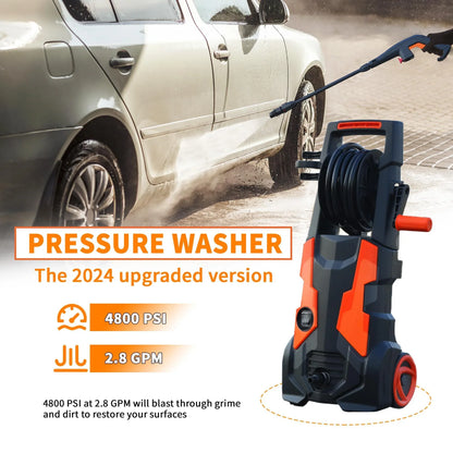 High-performance High-pressure Cleaner For Cars And Building Facades - Powerful Motor, Versatile Accessories, Environmentally Friendly Design - THE MILE MAKER DRIVER SHOP